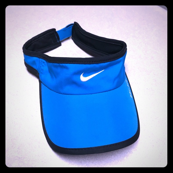 blue nike visor